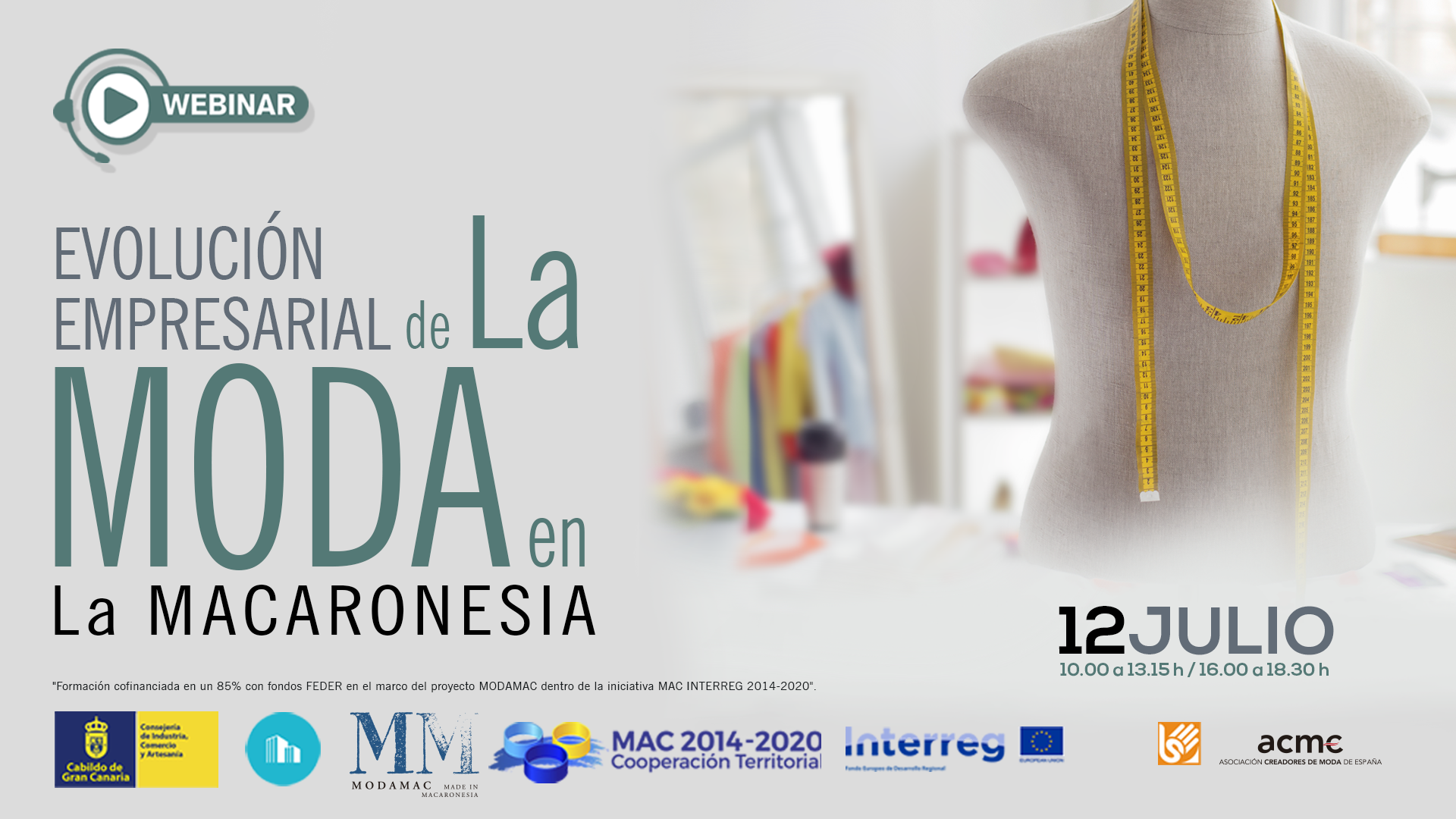 Foto de <p>Un seminario web analizará la evolución del sector de la moda en la Macaronesia</p>
